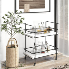 Load image into Gallery viewer, Vintagia,, Serving Bar Cart 29&quot; x 19&quot; ( 74 cm x 47 cm)
