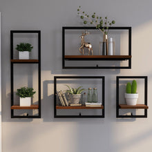 Load image into Gallery viewer, 21 Stories,,  Wall Floating Shelves (Set of 4)
