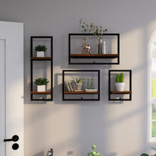 Load image into Gallery viewer, 21 Stories,,  Wall Floating Shelves (Set of 4)
