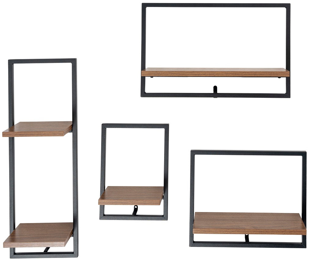 21 Stories,,  Wall Floating Shelves (Set of 4)