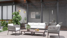 Load image into Gallery viewer, RopeVibe,, Outdoor Patio Conversational Set with Cushions (Set of 5)
