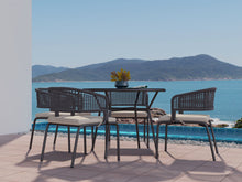 Load image into Gallery viewer, RopeVerse,, Outdoor Patio Dining Set (Include 4 Dining Chairs and 1 Dining Table)
