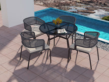 Load image into Gallery viewer, RopeVerse,, Patio Dining Chairs with Cushions (Set of 2)
