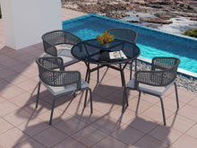 Load image into Gallery viewer, RopeVerse,, Outdoor Patio Dining Set (Include 4 Dining Chairs and 1 Dining Table)
