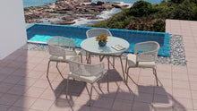 Load image into Gallery viewer, RopeVerse,, Outdoor Patio Dining Set (Include 4 Dining Chairs and 1 Dining Table)
