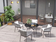 Load image into Gallery viewer, RopeVibe,, Outdoor Patio Dining Set (Include 4 Dining Chairs and 1 Dining Table)
