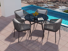 Load image into Gallery viewer, RopeVibe,, Outdoor Patio Dining Chairs with Cushions (Set of 2)
