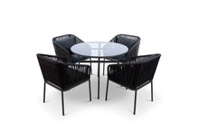 Load image into Gallery viewer, RopeVibe,, Outdoor Patio Dining Set (Include 4 Dining Chairs and 1 Dining Table)
